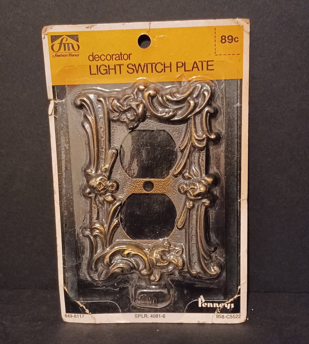Vintage Electric Outlet Plate - 2 Light Switch Plates - Fashion Manor ...