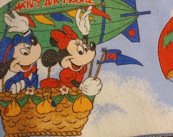 Chatham Blanket~ The Walt Disney Company ~Made in U.S.A. ~ Mickey Mouse and Friends ~Walt Disney Production ~  Mickey Blanket