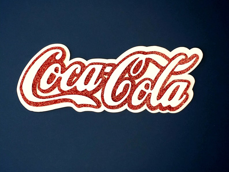 Cocacola Cake Topper Happy Birthday Cake Topper Etsy