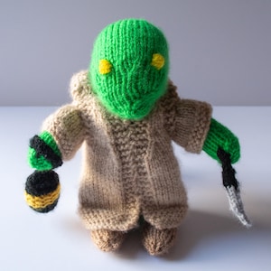 Handknitted Final Fantasy Tonberry toys