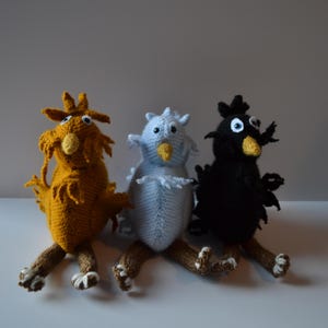 Handknitted Final Fantasy VII Chocobo toy