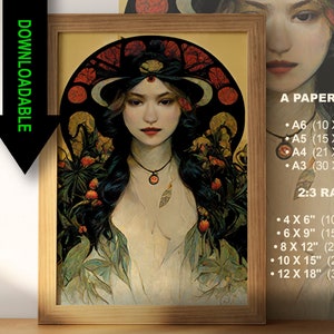 Lilith - Download Printable High Quality Lilith Goddess Instant Download Tarot JPG Lilith Printable