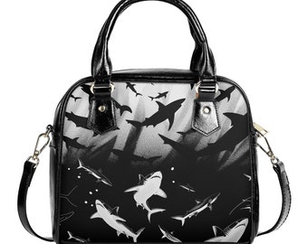 Shark Handbag - Sharks Shoulder Bag - Sharks Purse