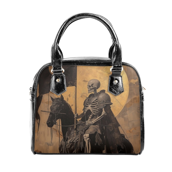 Death Shoulder Handbag - Death Skeleton - Tarot Purse