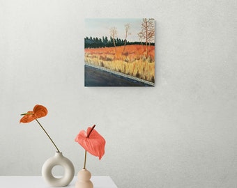 Pintura de paisaje Original / Sobre lienzo