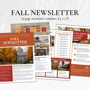 Fall Real Estate Marketing Bundle, Fall Real Estate Pop By, Fall ...