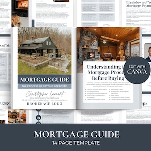 Real Estate Mortgage Guide, Home Buying Guide, Home Buyer Presentation, Loan Officer Template, Mortgage Lender, Mortgage Broker