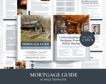 Real Estate Mortgage Guide, Home Buying Guide, Home Buyer Presentation, Loan Officer Template, Mortgage Lender, Mortgage Broker