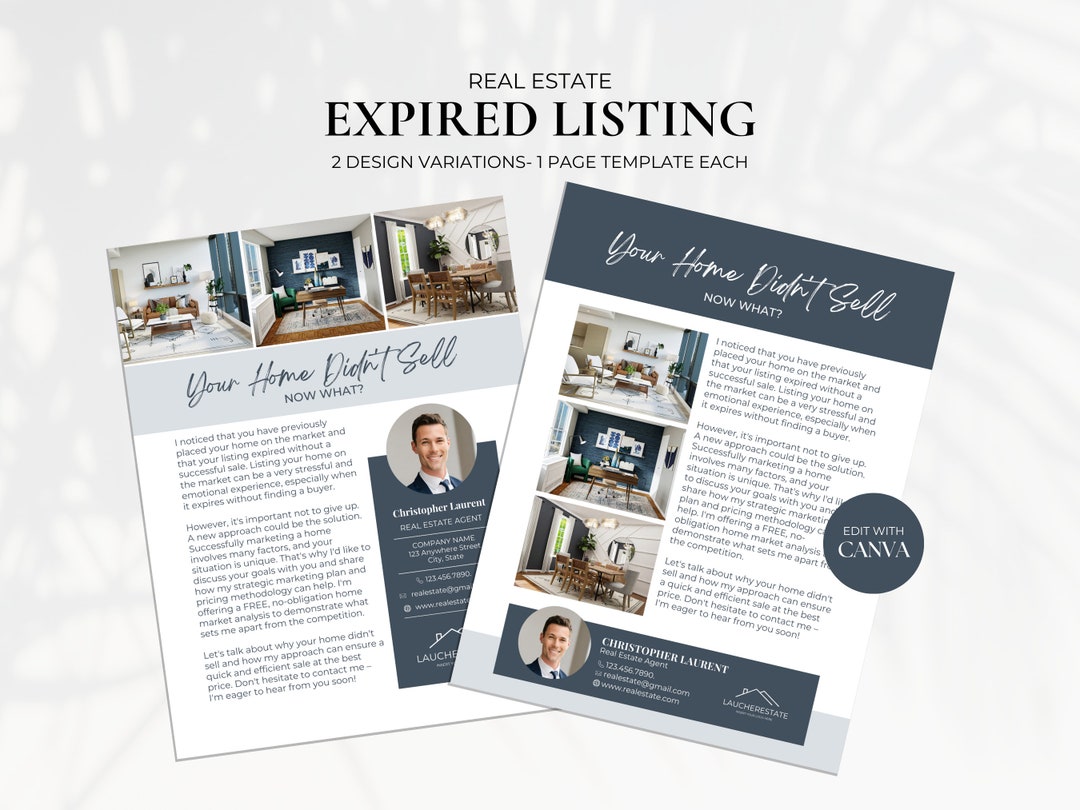 Expired Listing Packet.pdf Expired Listing Flyer, Expired Real Estate Flyer, Expired Listing Card ...