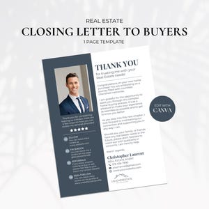 Solicitud de revisión inmobiliaria, Carta de cierre, Referencias de agentes inmobiliarios, Recordatorio de revisión de clientes, Folleto inmobiliario, Carta del agente inmobiliario, Marketing inmobiliario