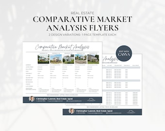 Comparative Market Analysis, Real Estate CMA Template, Realtor CMA Flyers, CMA Packet, Listing Presentation, Real Estate Flyer, Seller Guide
