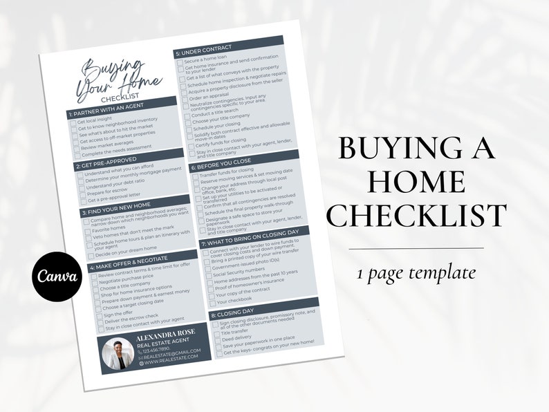 Checklist For Buying A House For The First Time Checklist For Buying A House For The First Time