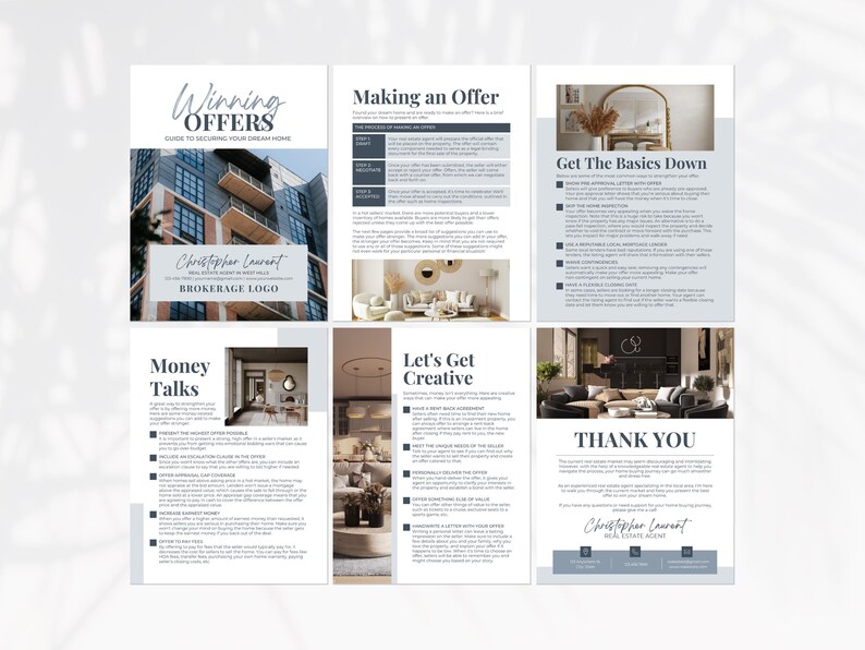 Offer Recap Winning Offer Guide, Offer Summary Sheet, Strong Offer Checklist, Home ...