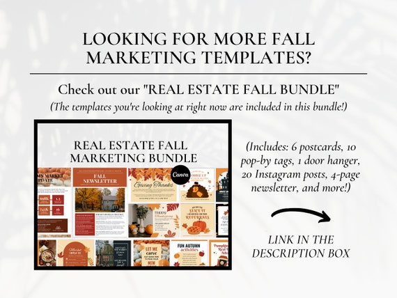 Fall Realtor Popcorn Tags  Open House Real Estate — TidyLady