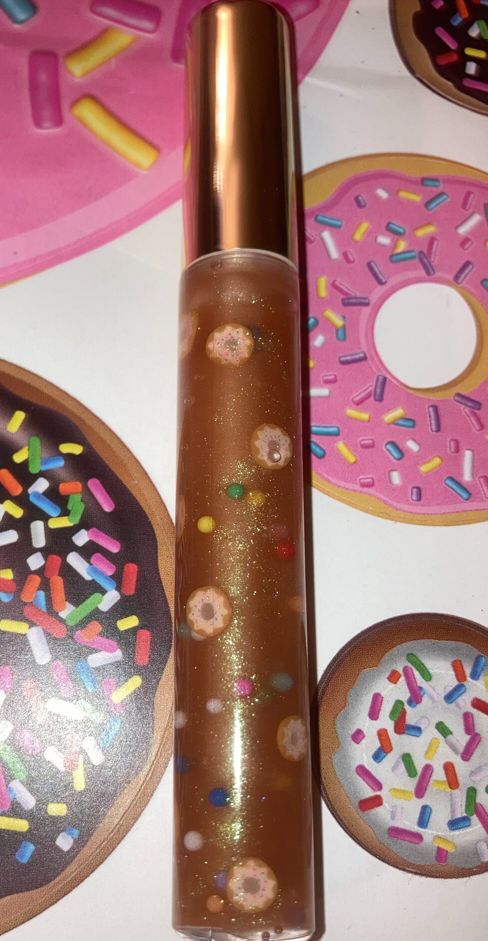 Glazed Donuts W/ Sprinkles Lip Gloss lip Treat Etsy