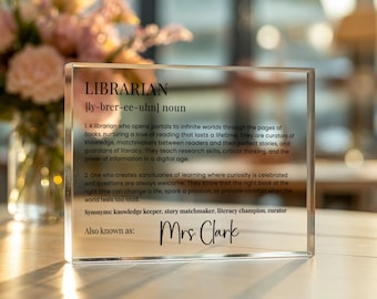 Librarian Gift, Definition, School Staff Appreciation, Corporate gifts