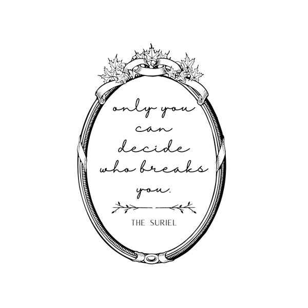 Mirror Quote svg/png/pdf/jpg Bookish DIY Printable For Book Lover