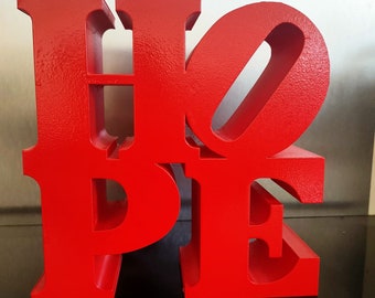 HOPE-Skulptur im 3D-Druck in PLA