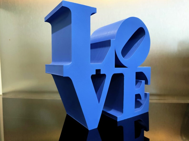 LOVE sculpture En impression 3D image 9