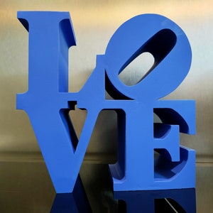 LOVE sculpture En impression 3D image 7