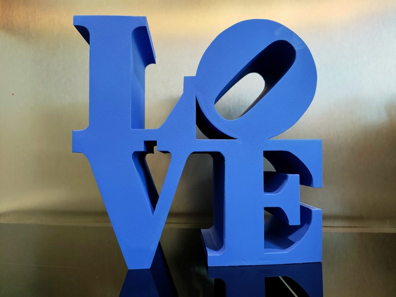 LOVE sculpture En impression 3D image 7