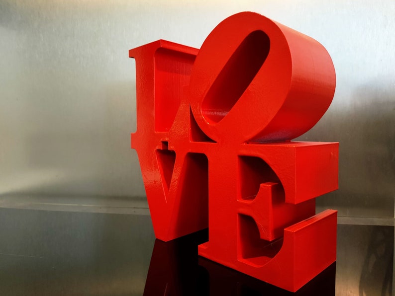 LOVE sculpture En impression 3D image 3