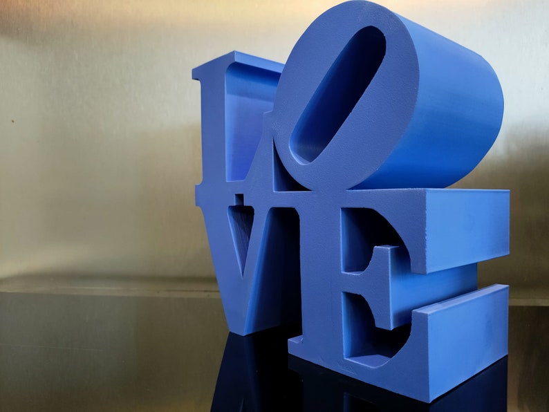 LOVE sculpture En impression 3D image 8