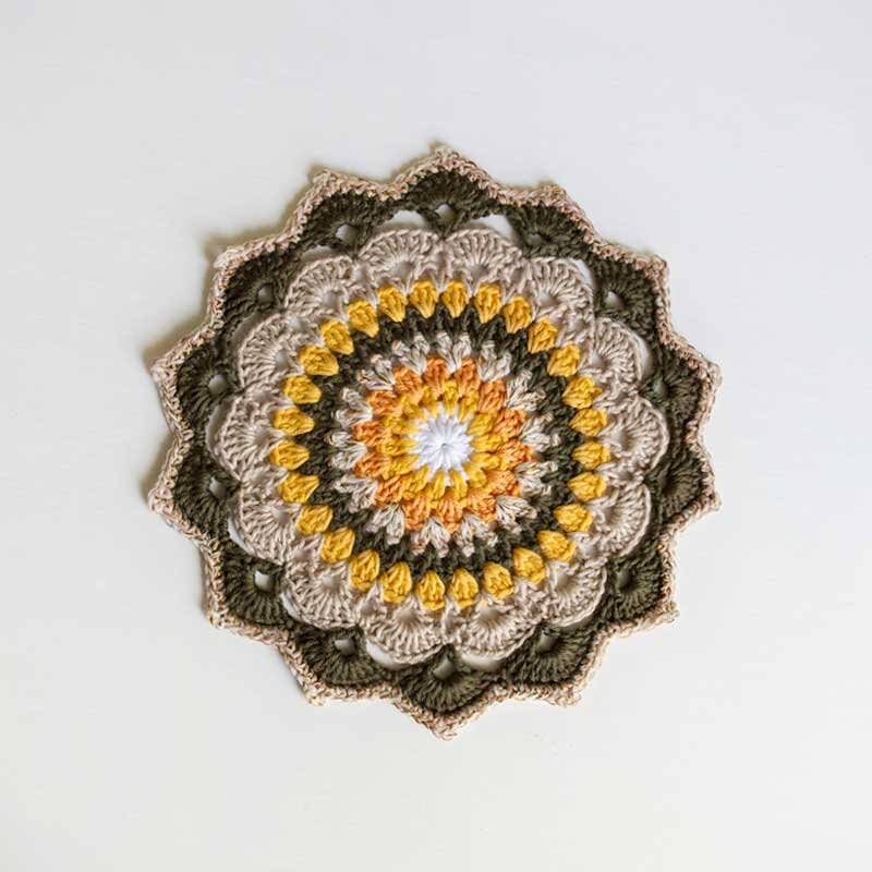 Napperon Mandala Au Crochet