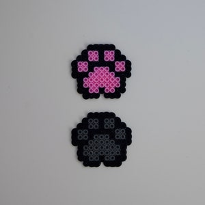Cat paw ironing beads - gift memory cat lover - cat animal pink gray - print paw pet stroking - animal lover decoration