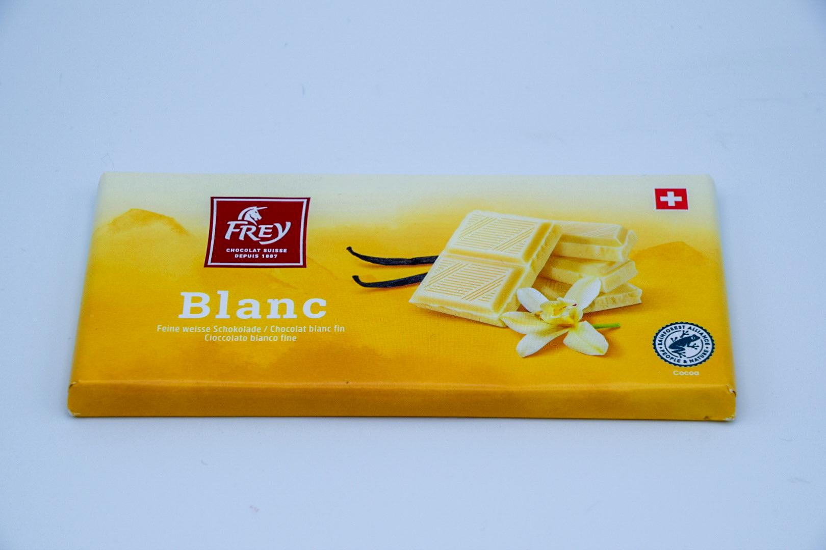 Frey Blancホワイトチョコレート、典型的なスイス、スイスチョコレート
