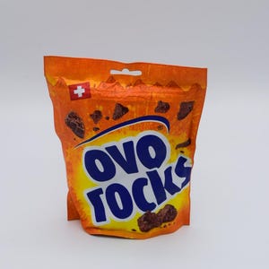 Ovomaltine Rocks Ovo Snack, Ovo typical Switzerland, Swiss milk chocolate, food lover gift, Swiss chocolate snacking lover