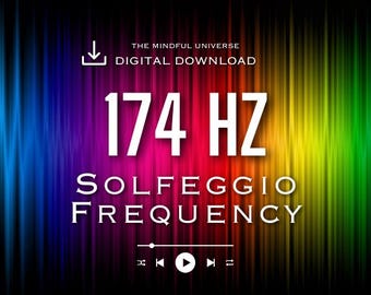 174 Hz Solfeggio Frequency Pure Tone (Digital Download)