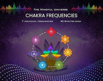 Chakra Frequencies Healing Music: 7 Pure Tone Tracks (Digital Download)