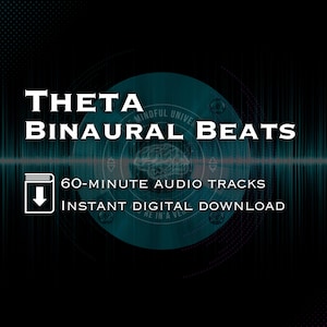 Theta Brainwave Binaural Beat | 6 Hz Frequency Meditation | Deep Relaxation & Healing | Instant Download
