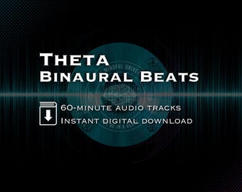 Batidas Binaurais THETA | Meditação na Frequência de 6 Hz | Relaxamento Profundo e Cura | Download Imediato