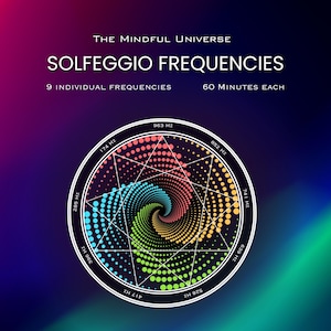 Frecuencias de Solfeo: 9 pistas de sanación de tonos puros para meditación (Descarga digital)