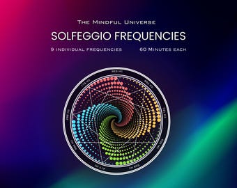 Frecuencias Solfeggio: 9 pistas de sanación con tonos puros para meditación (descarga digital)