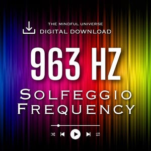 963 Hz Healing Frequency | Pure Tone | Instant Download | Pure Solfeggio Frequency (No Added Music)