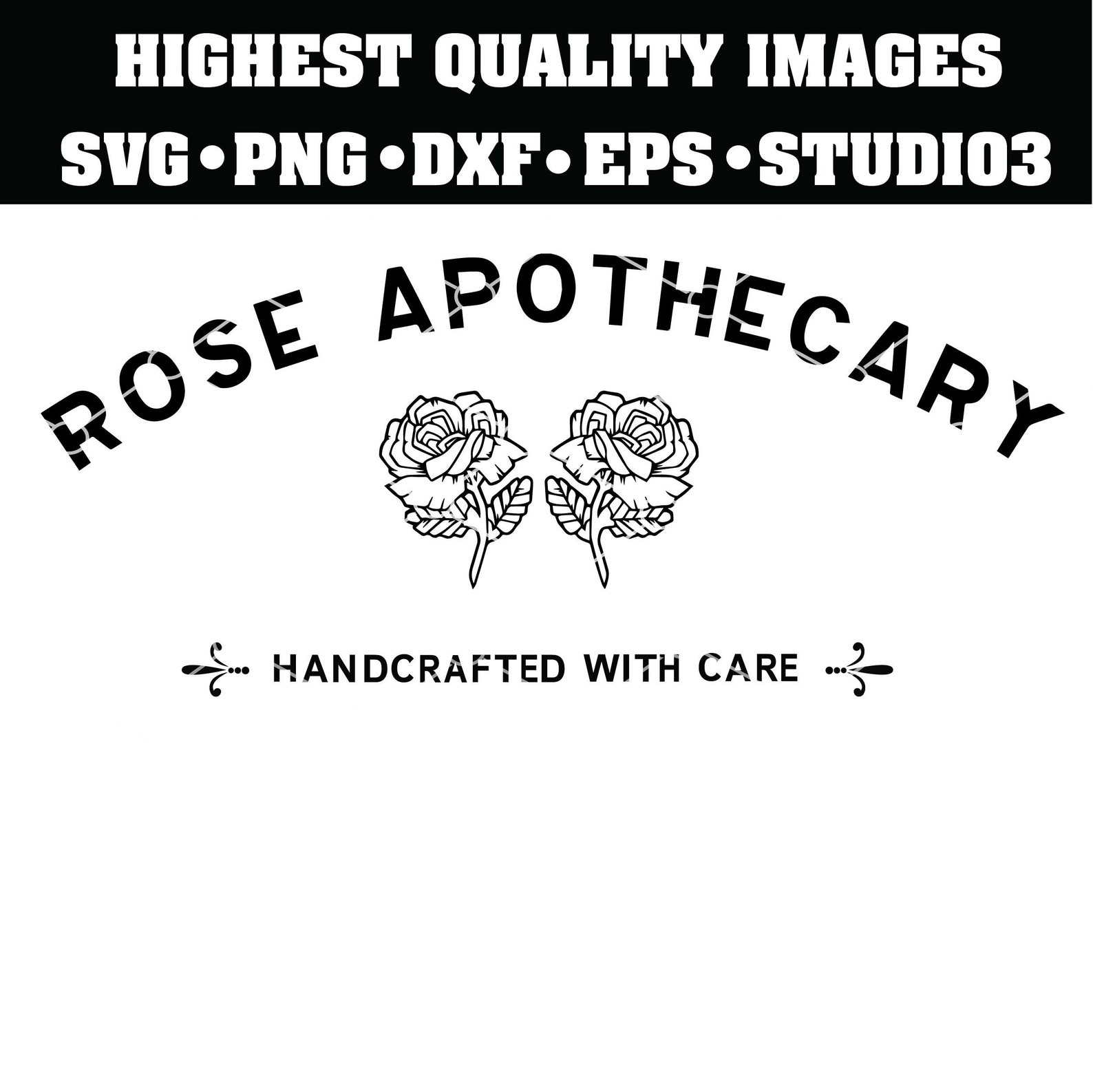 Rose Apothecary Logo Schitt's Creek Instant Digital Etsy