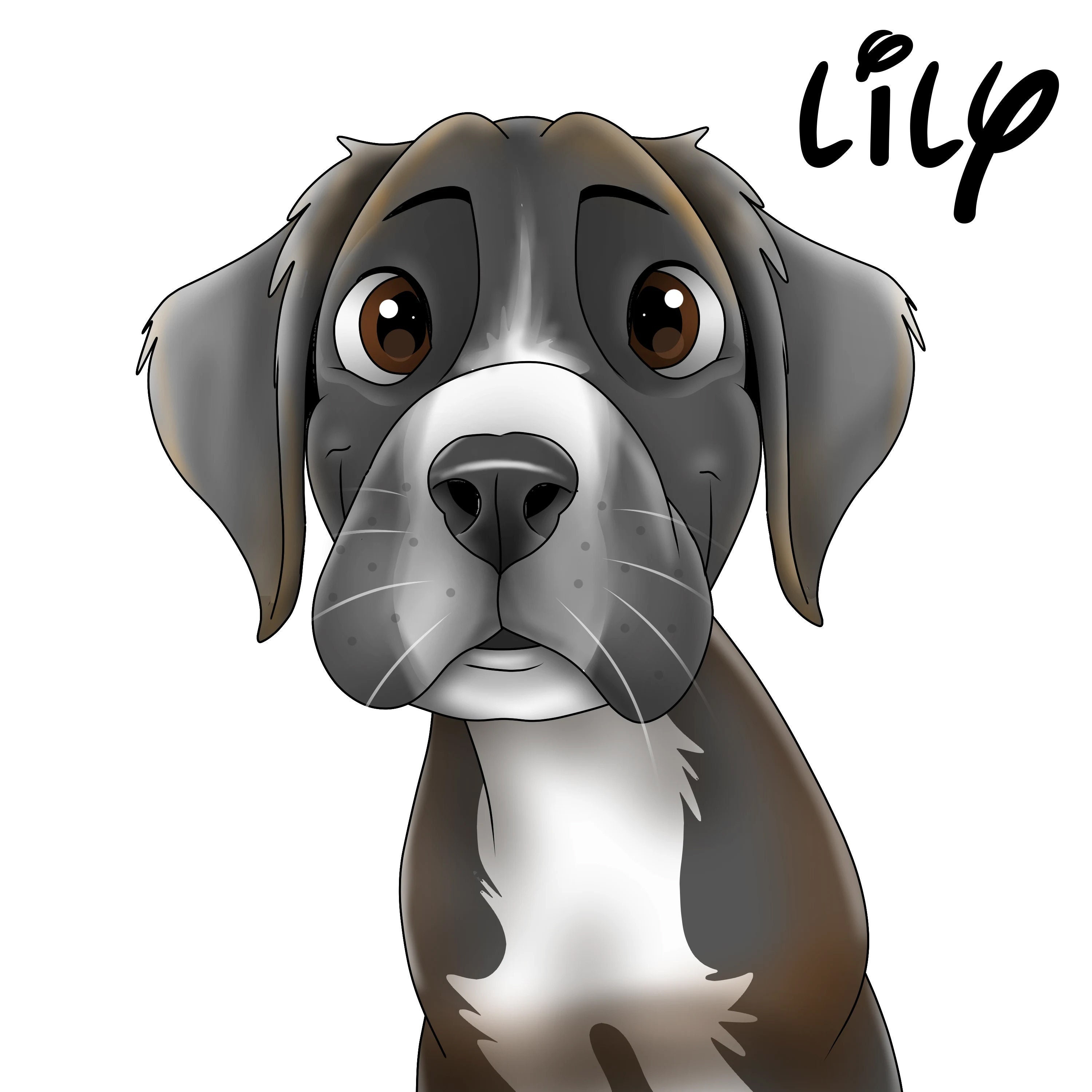Cartoon Pet Portrait - Etsy Cartoon Pet Portrait - Etsy