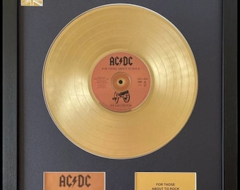 MICHAEL JACKSON - Bad | Gold Record & CD Presentation - Etsy