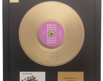 MICHAEL JACKSON - Bad | Gold Record & CD Presentation - Etsy