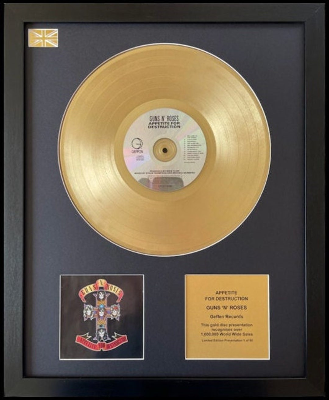 Guns N' Roses / アペタイト～ GOLD SIGNATURE CD Buy GUNS N' ROSES - Appetite for Destruction | Gold Record