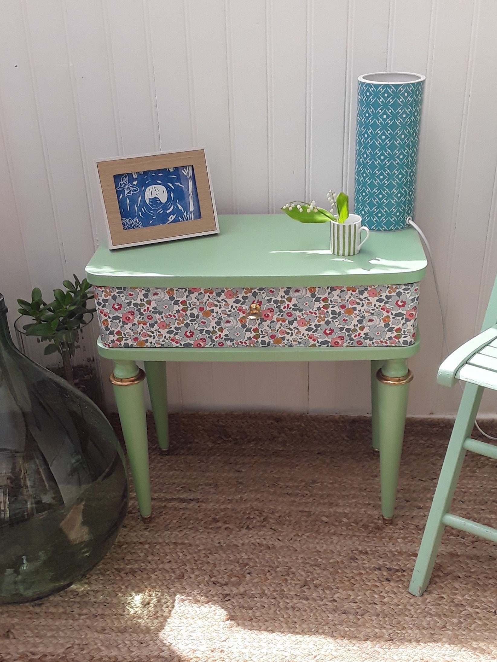 Table De Chevet Vintage Relook