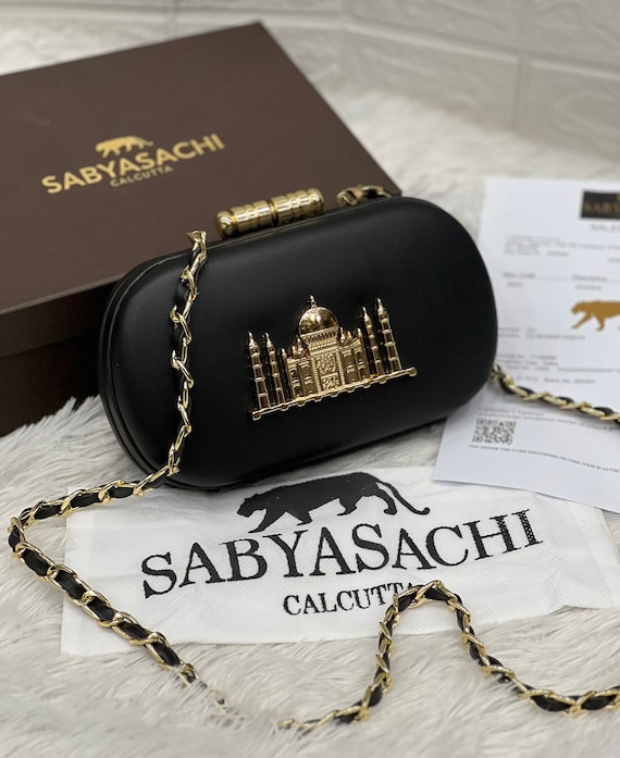 Sabyasachi taj Mahal Inspired Unique Clutch Box handcrafted Floral