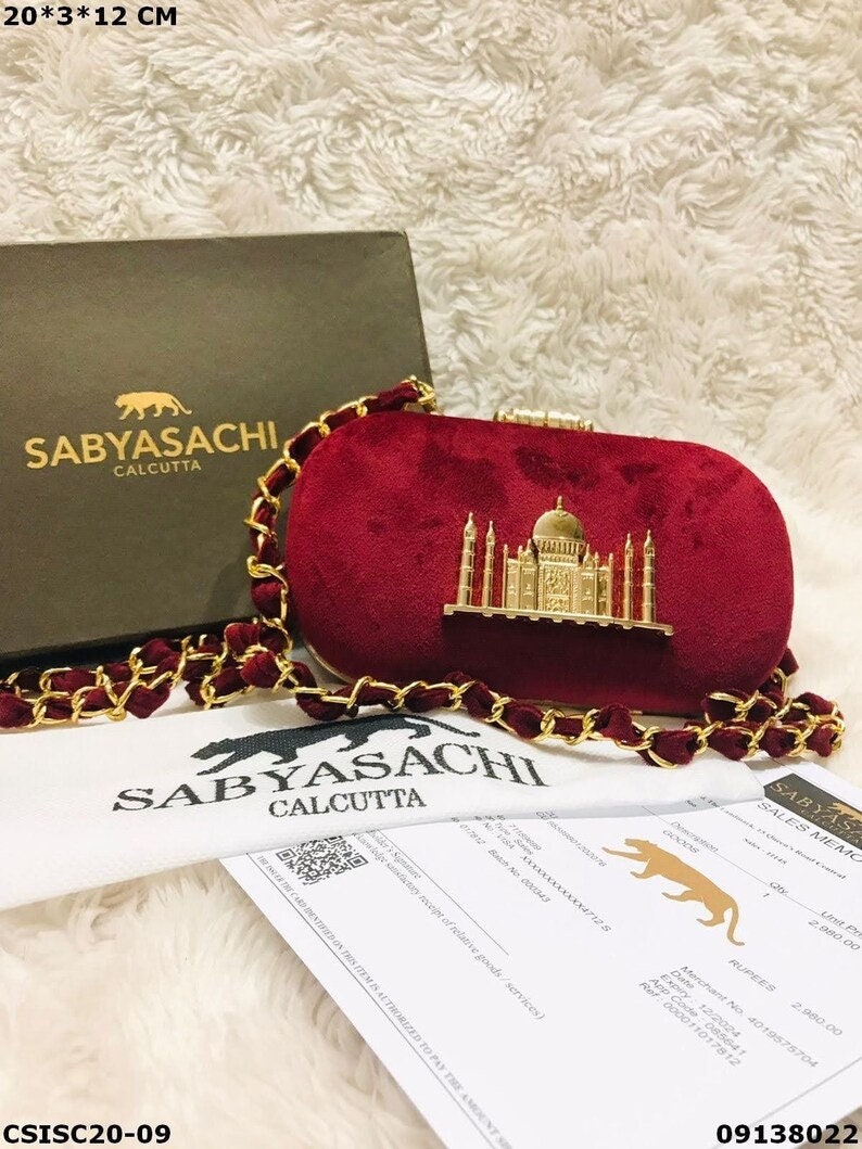 Sabyasachi taj Mahal Inspired Unique Clutche Boxhandcrafted Etsy