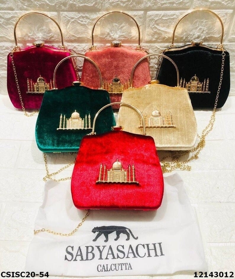 Sabyasachi taj Mahal Inspired Unique Clutch Box Clutch 