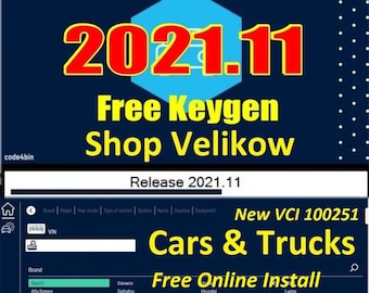 Version 2021 Cars & Trucks-Diagnostic Software+KeyGen Free Install On Multiple!