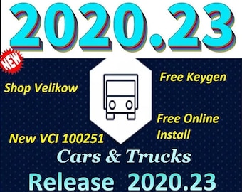 Versione 2020 Software diagnostico per auto e camion+Installazione gratuita KeyGen su più dispositivi!