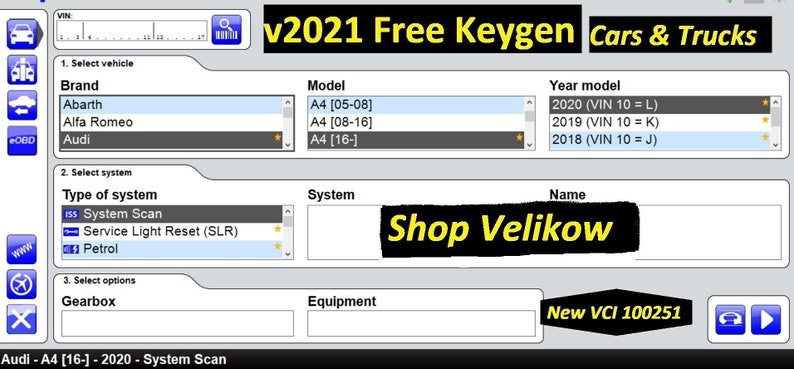 Versione 2021 Software diagnostico per auto e camionInstallazione gratuita KeyGen su più dispositivi immagine 1
